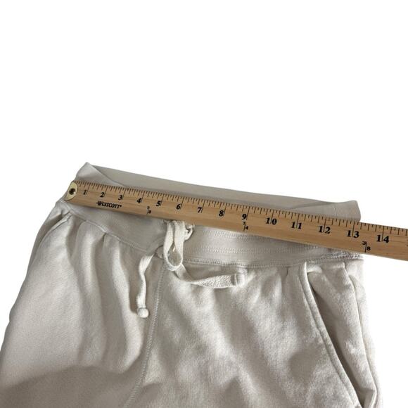 Unsubscribed Cotton French Terry Joggers in Natural Womens Size XS minimalist - Picture 5 of 12